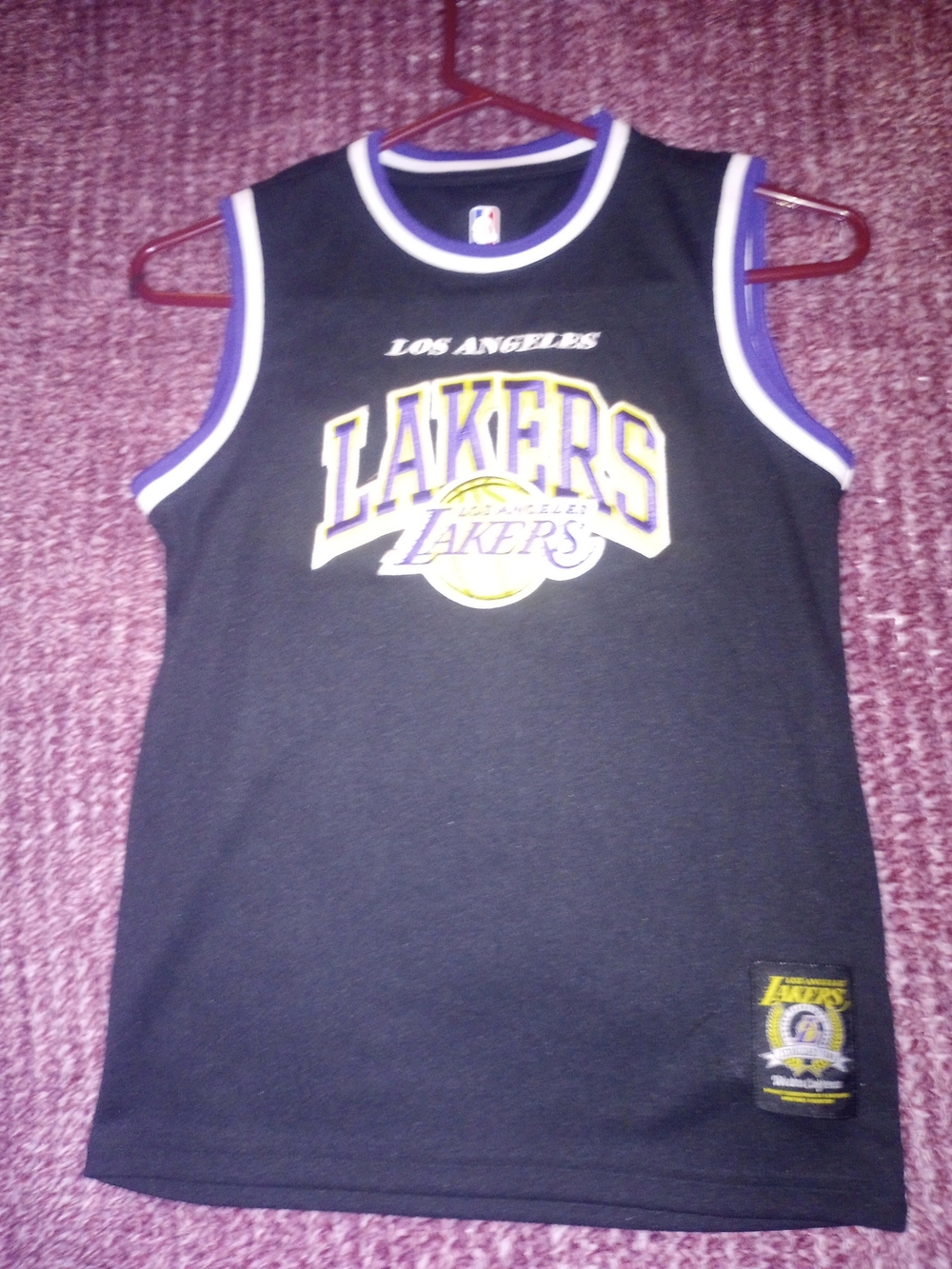 Los Angeles Lakers Black Western Conference Kids Jersey Size 10-12